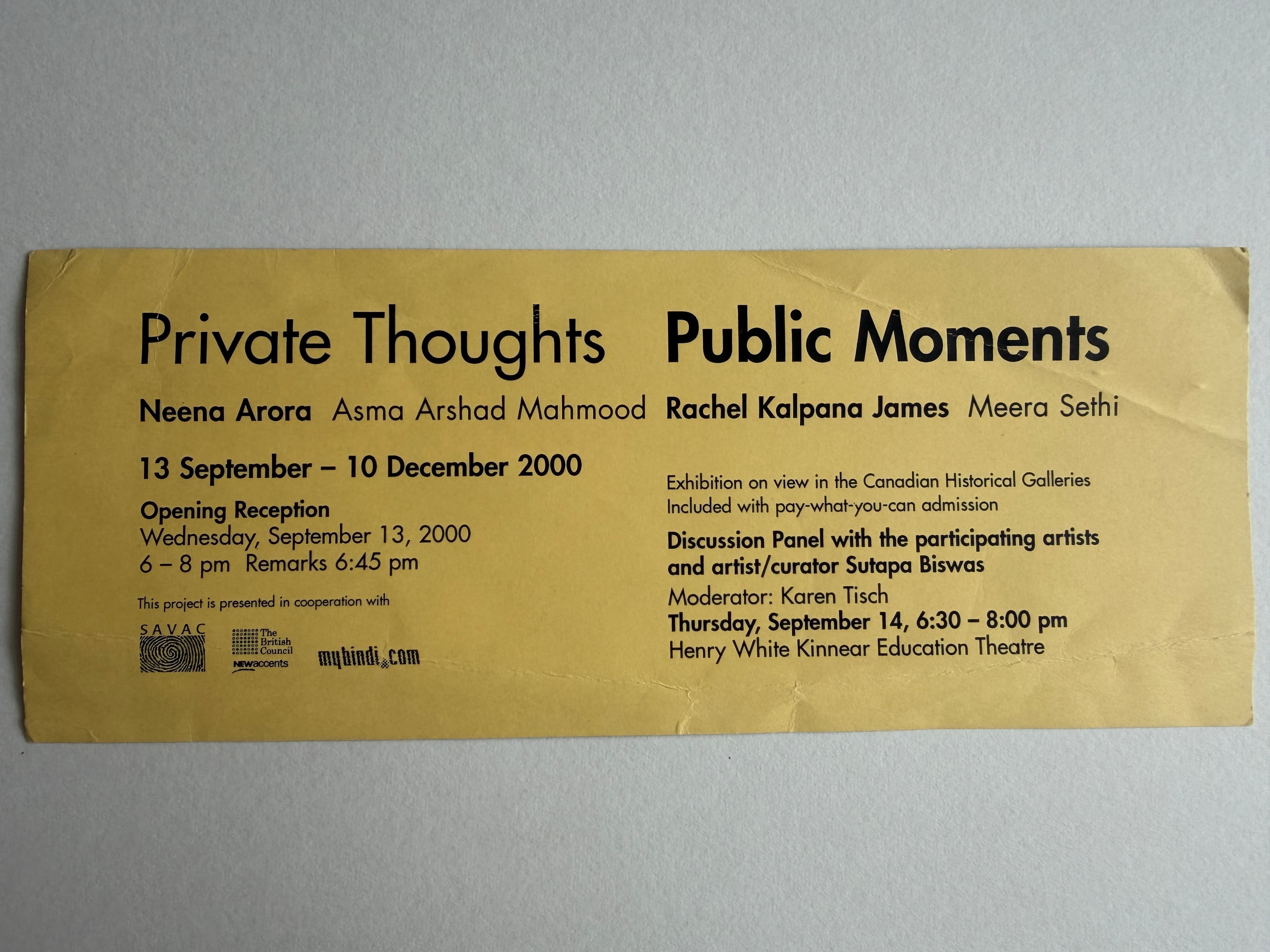 Private Thoughts Public Moments thumbnail 2