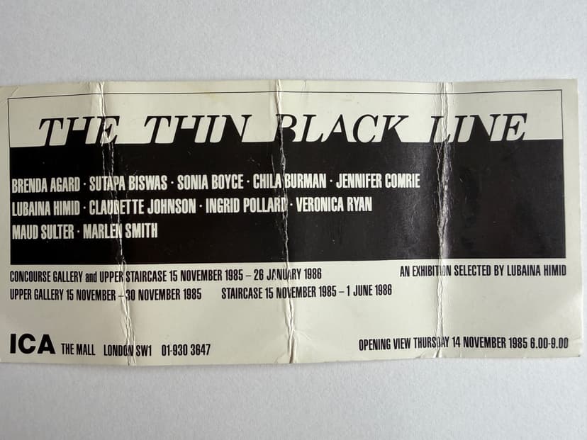 The Thin Black Line