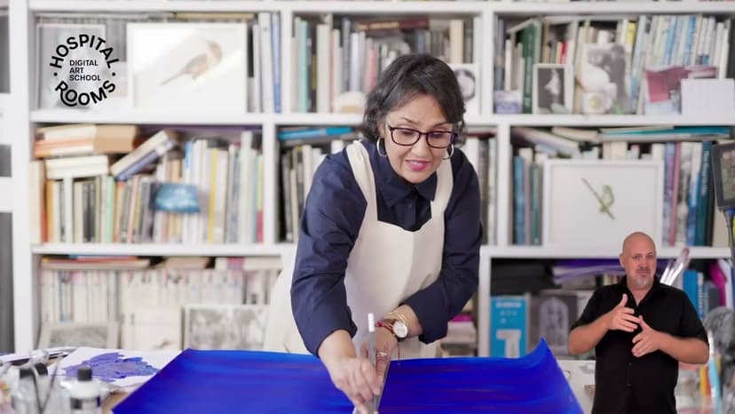  My Gathered Star' Stencilling Workshop with Sutapa Biswas